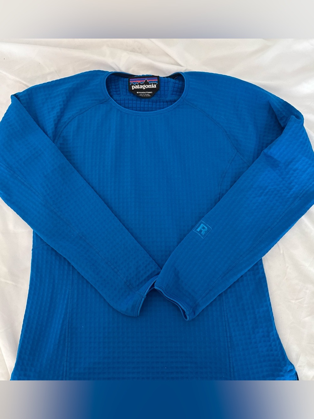 Patagonia Men’s Bright Blue Long-Sleeve Rash Guard